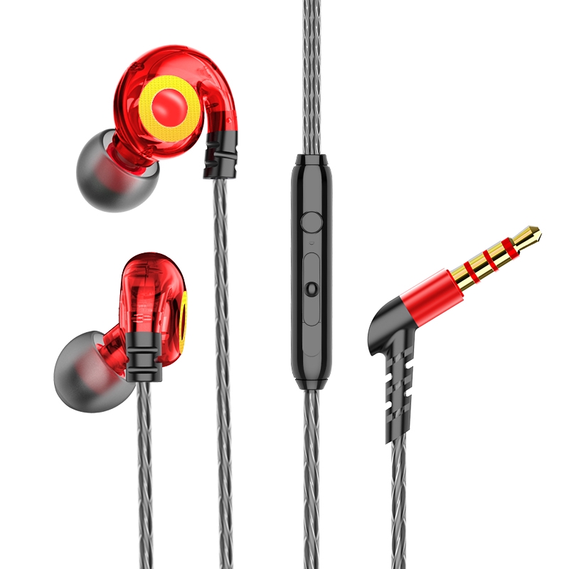 Earphone In Ear Heavy Bass Hifi Dengan Mic Pk Qkz Ck5 Ak6