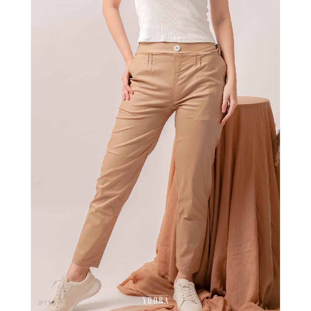 SALE Yoorachic Plain Basic Cotton Pants  Celana  Katun  