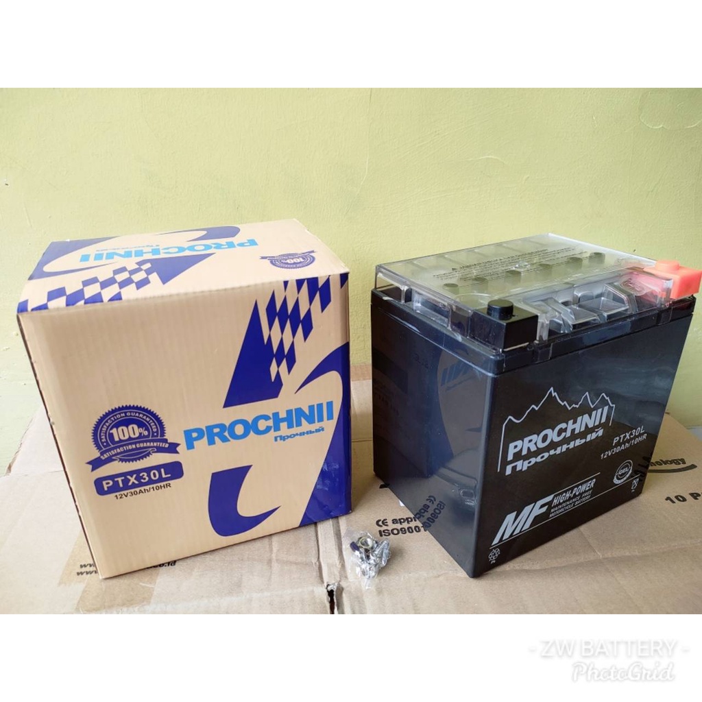 AKI MOTOR HARLEY TOURING PTX30L-BS / YTX30L-BS MF