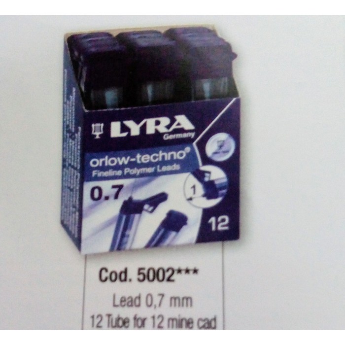 

Isi pensil mekanik 0,7 mm 2B/B/HB/H/2H LYRA mechanical pencil lead