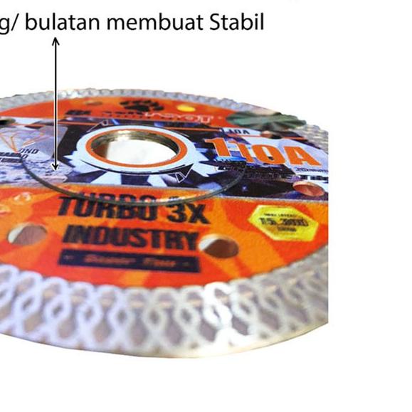 ➩ Mata Potong 110 BLACKFOOT Diamond Wheel Turbo Multi Cutter ☻
