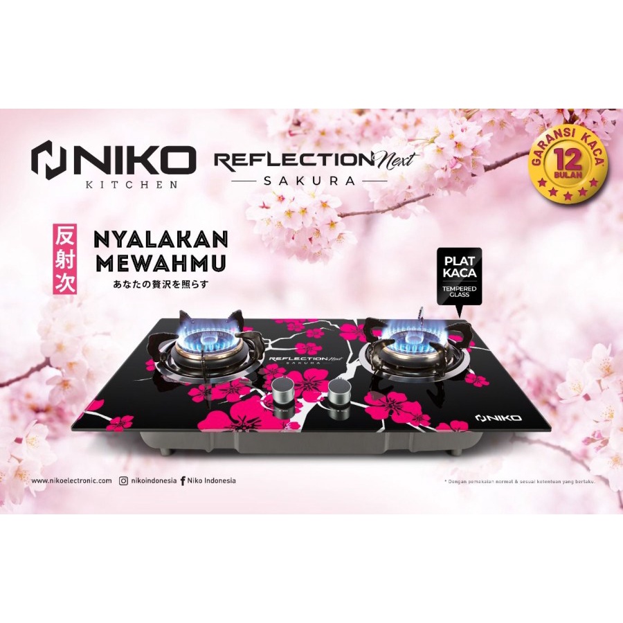 Kompor Gas Tanam 2 Tungku Sakura