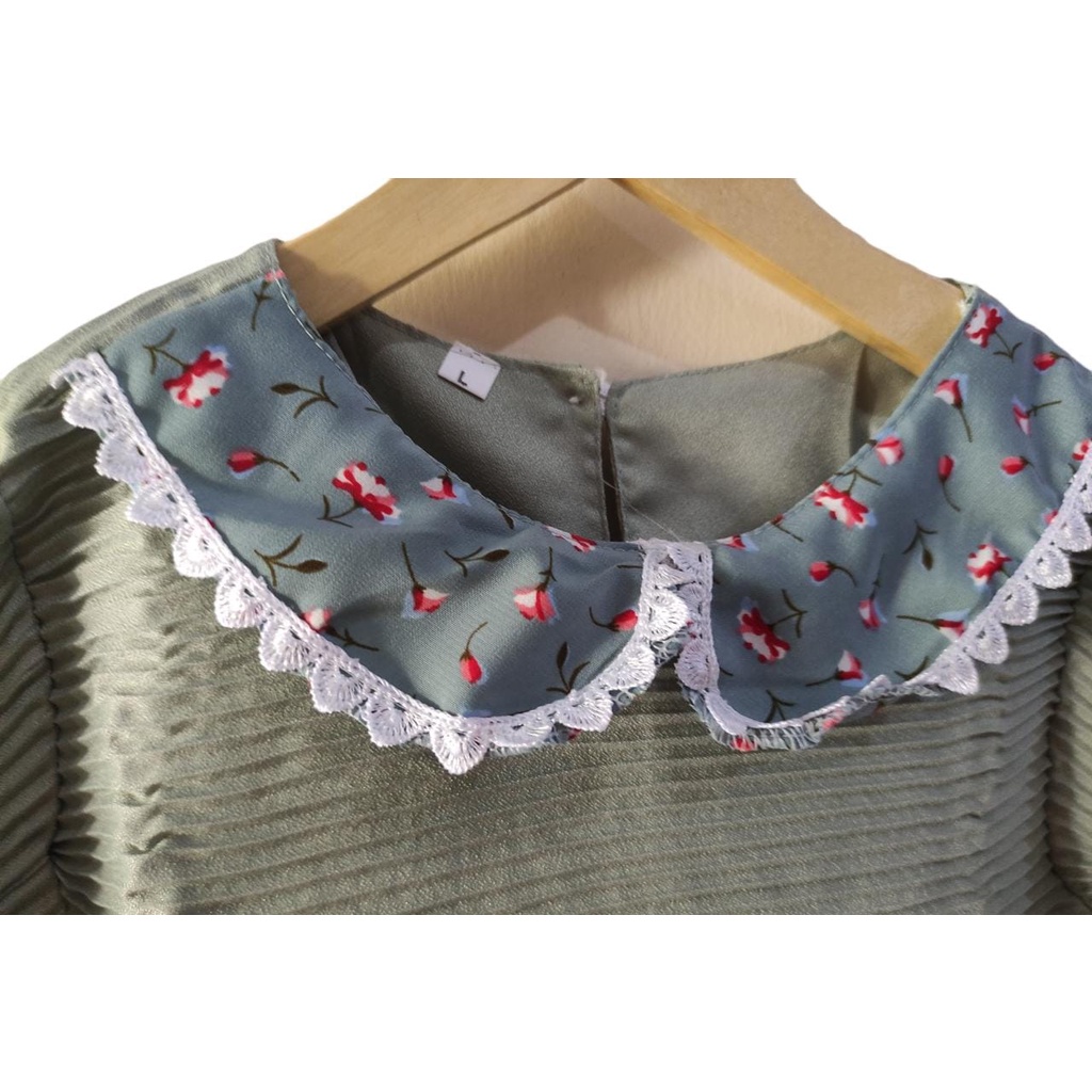 Baju Dress Anak Perempuan turun naik turun 3-9thn/ VIral tiktok/dress viral anak 2022