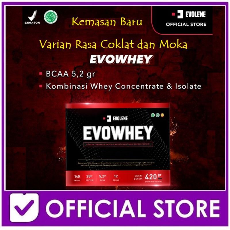 Evolene EvoWhey - Whey Protein 420gram 12 Sachet