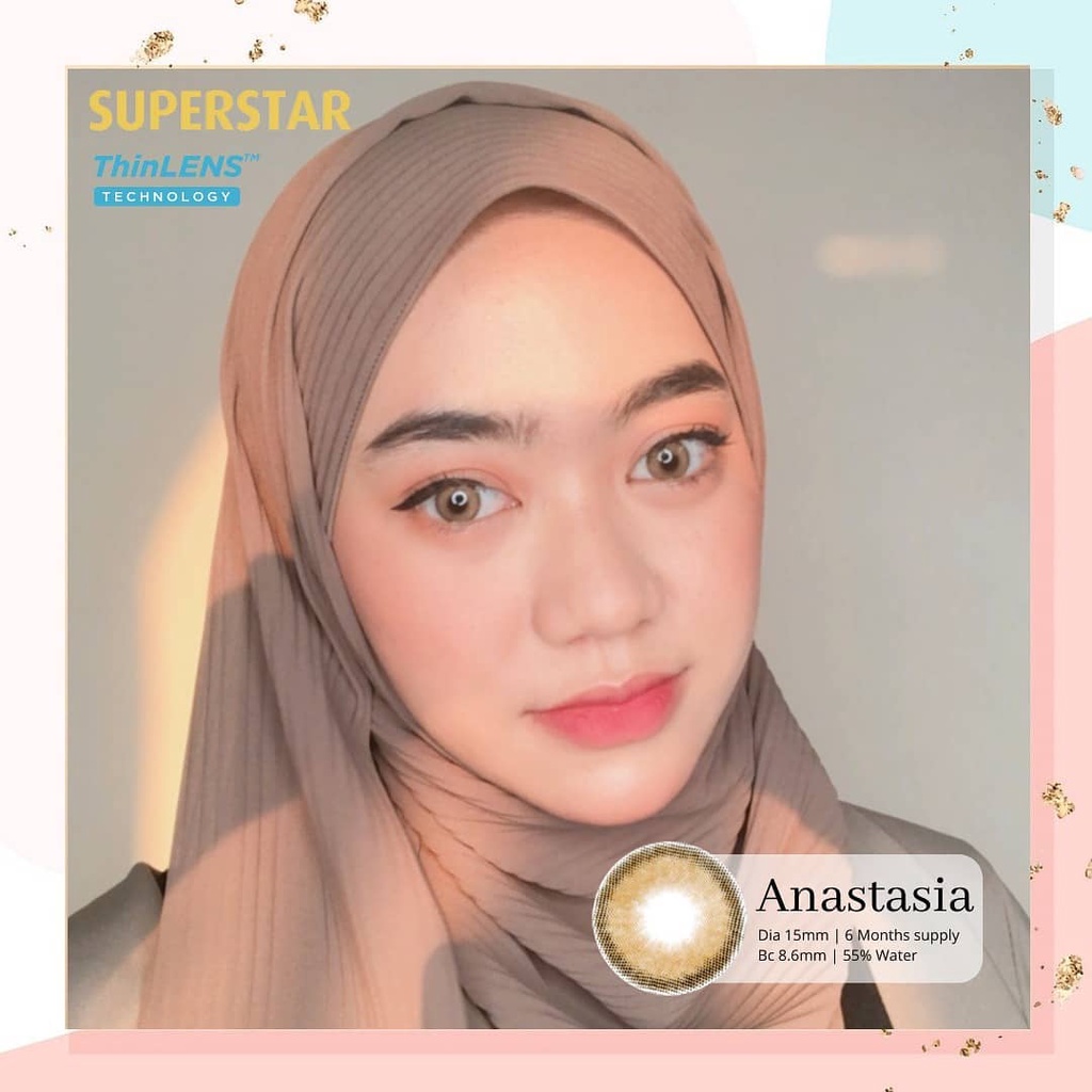Superstar Anastasia softlens warna bulanan