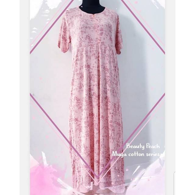 Muya homeydress beauty peach