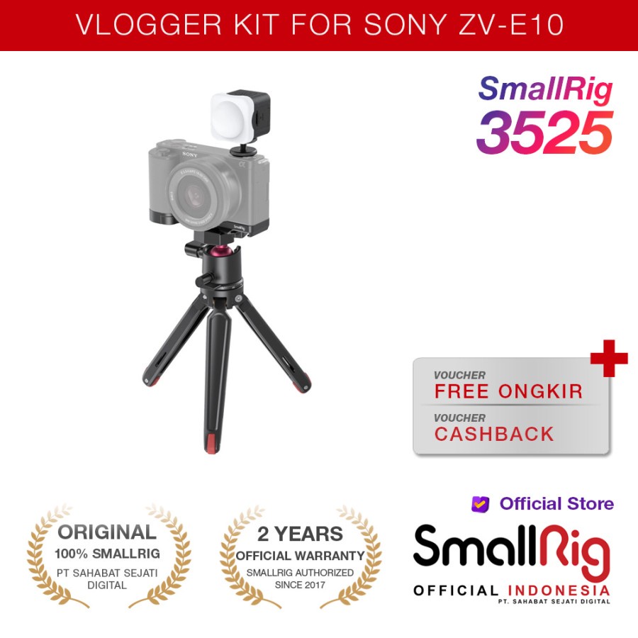 SmallRig Vlogger Kit for Sony ZV-E10 3525