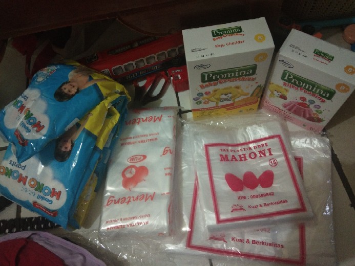 Kantong Plastik Kresek Mahoni Bening Transparant 24&15