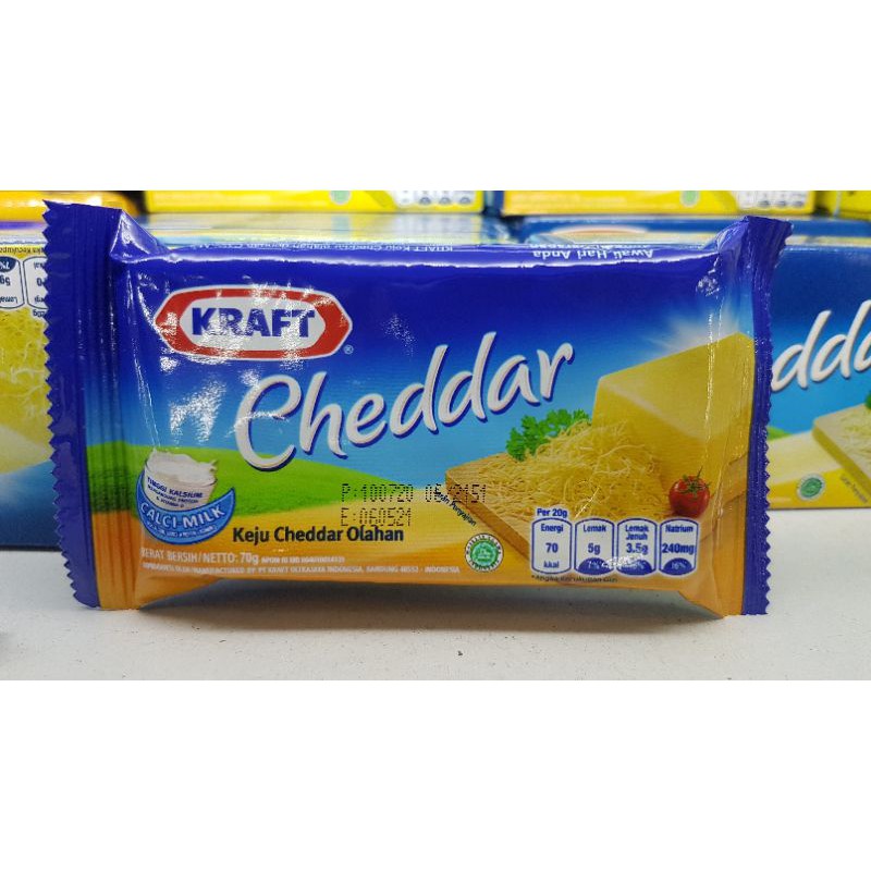 

KRAFT Keju Cheddar Olahan 70GR