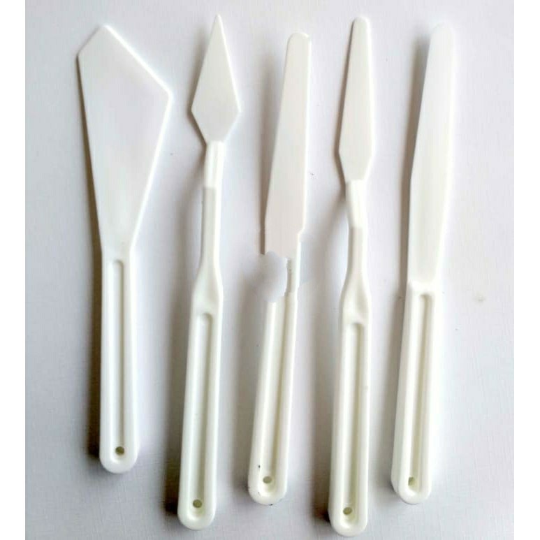 

Alat Clay Type VT TS5-5 / Paint Knife Plastik / Clay Tools Plastik Paint Knife