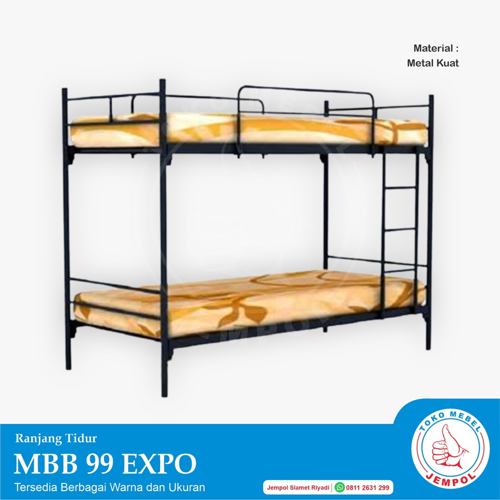 Jual Ranjang Besi BUNGK BED MBB 99 EXPO/Tempat Tidur Besi/Divan Besi ...