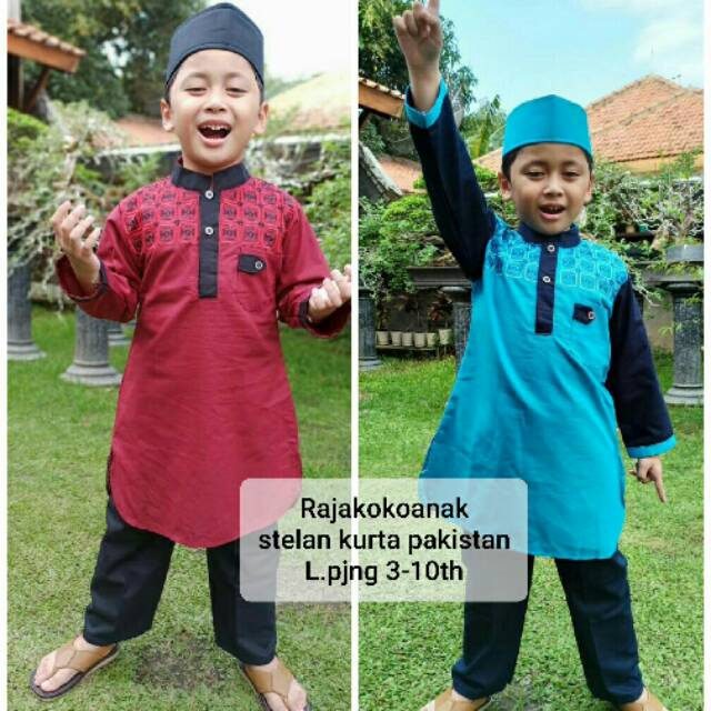 STELAN ANAK KURTA PJNG PAKISTAN  3-6th