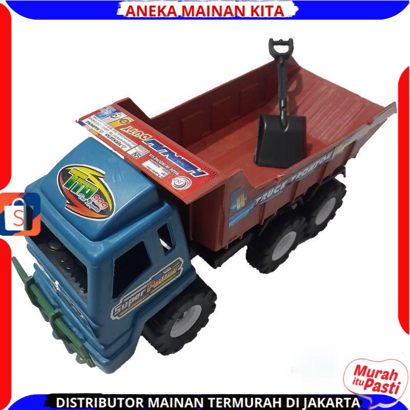 Mainan mobil mobilan dump truck TTD-999 mainan anak laki laki edukasi