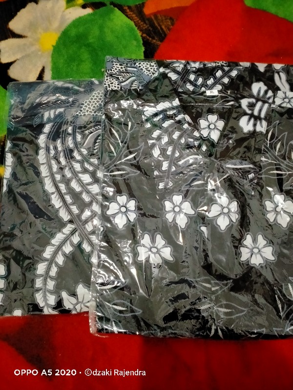 Bswart Batik Hrb026 Kenongo Hem Pendek Padi Pekalongan M L Xl Batik Pria Murah Modern Grosir