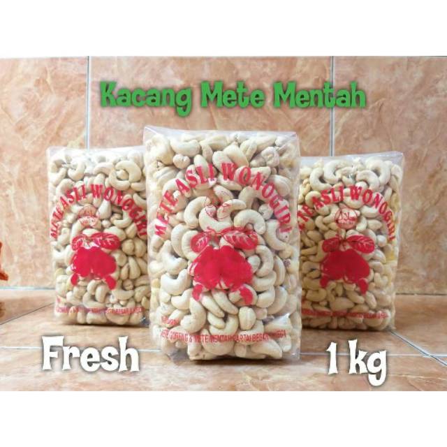 500gr SUPER kacang Mede Mete Cashew Mentah oleh2 khas wonogiri termurah SOLO tangan pertama