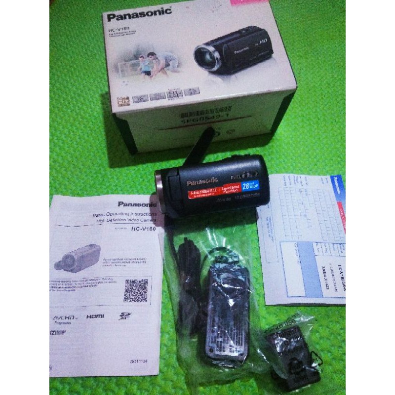 handycam panasonic hc-v180 no minus