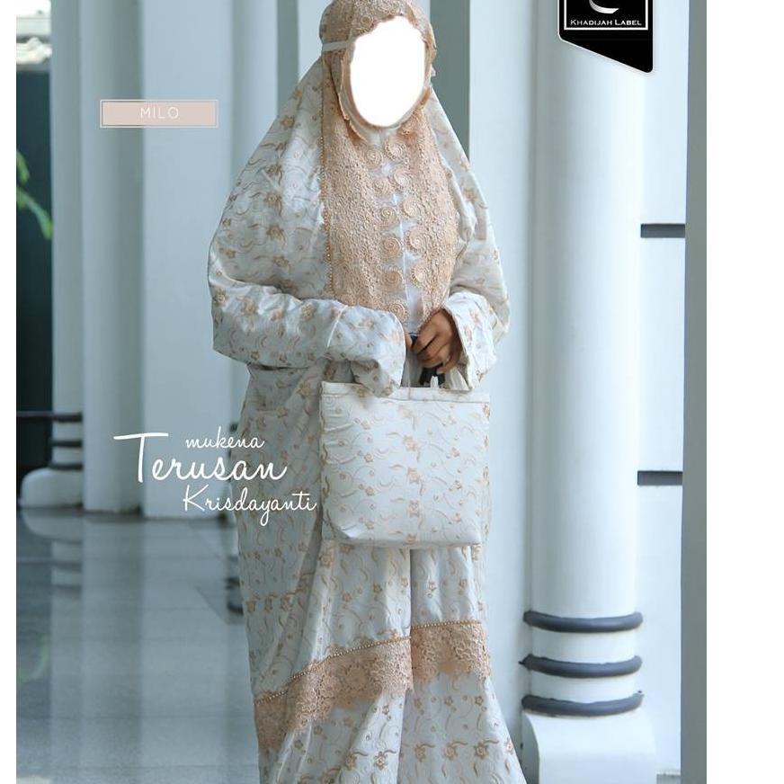 A8Z MUKENA TERUSAN PRADA KRISDAYANTI SEMI JUMBO NEW