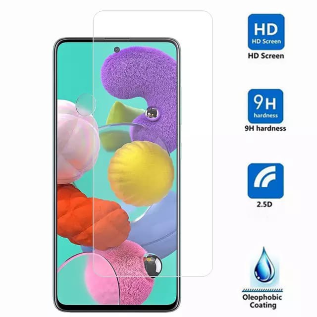 Samsung M23 M33 M53 5G M62 M52 M32 M22 M21 M30s M31 M51 Tempered Glass Clear Anti Gores Kaca