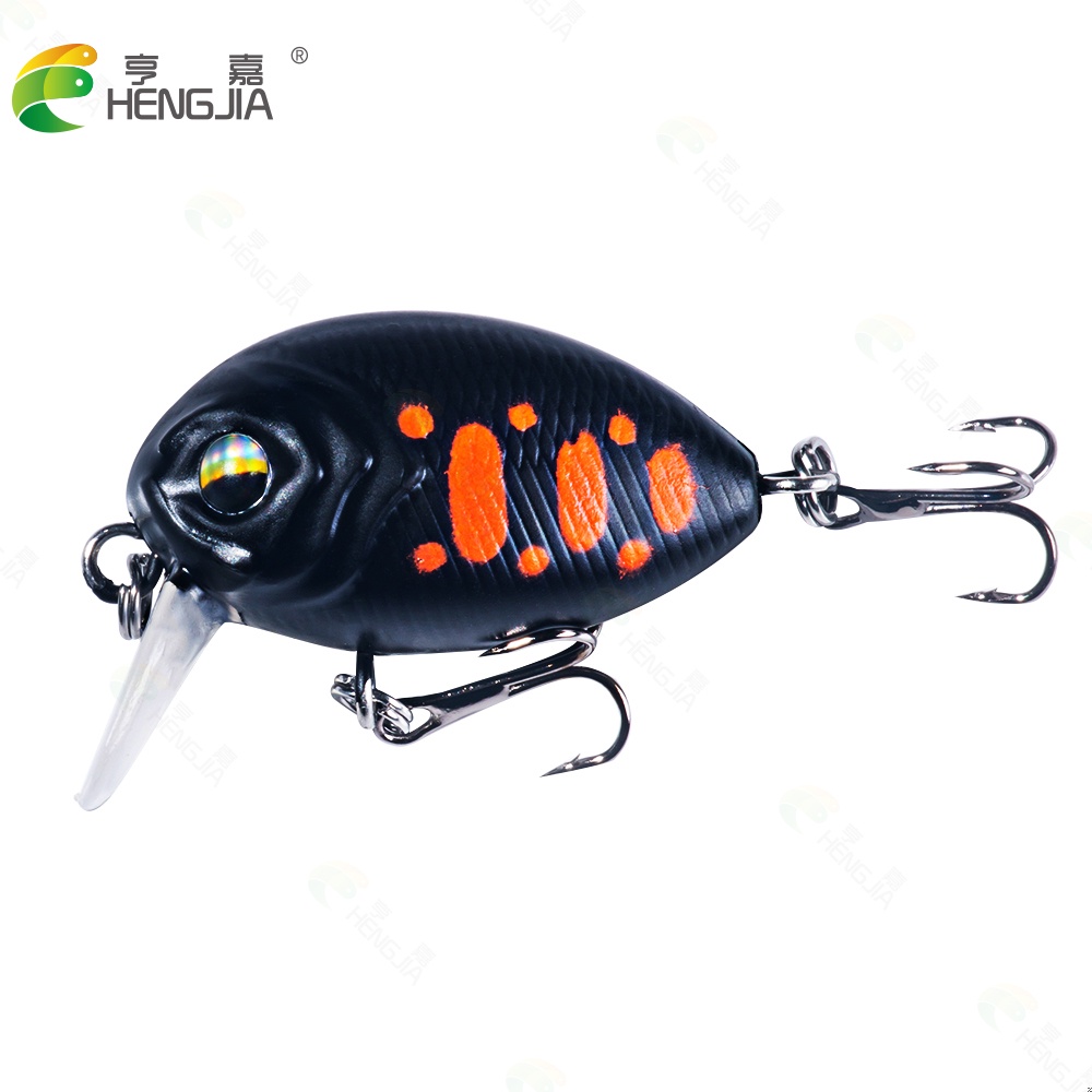 Hengjia 7pcs / Lot Umpan Pancing Tiruan Bentuk Ikan Bermata 3d 3.8cm 3.8g