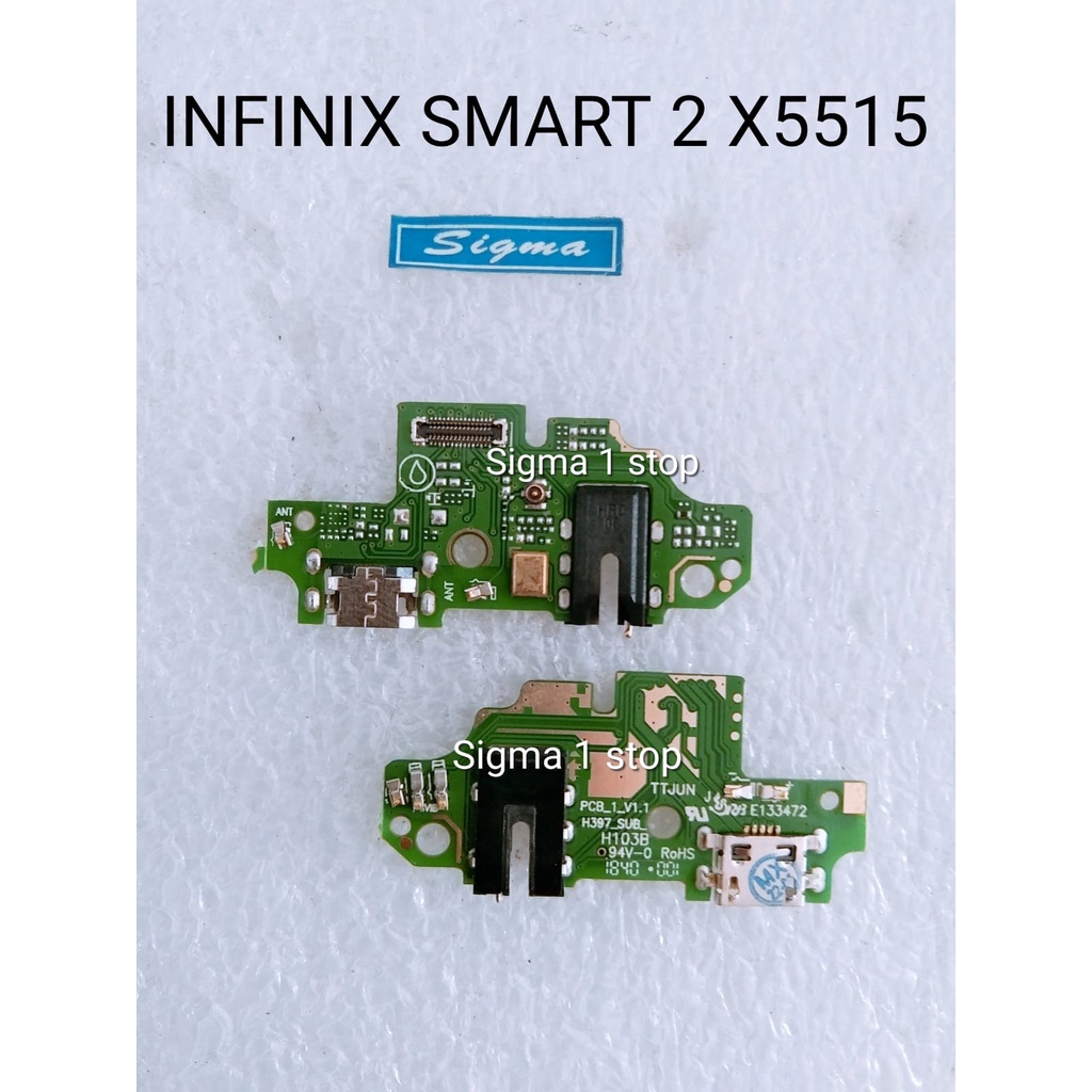 INFINIX SMART 2 X5515 CONNECTOR CHARGE PLUG IN PCB BOARD PAPAN KONEKTOR CAS