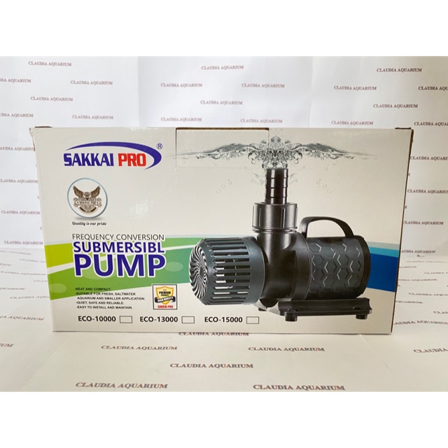MESIN POMPA KOLAM CELUP SUBMERSIBLE PUMP REMOTE SAKKAI PRO ECO 15000
