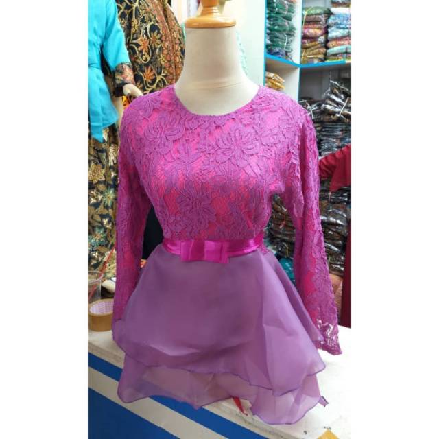 Dres brokat organza 5