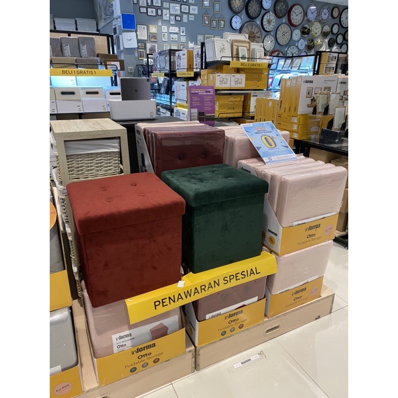 INFORMA BANGKU LIPAT / STOOL BLUDRU / KOTAK PENYIMPANAN