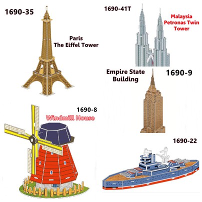 [ORGM] Mainan Edukasi Puzzle 3D Kecil MS&amp;PT part 3