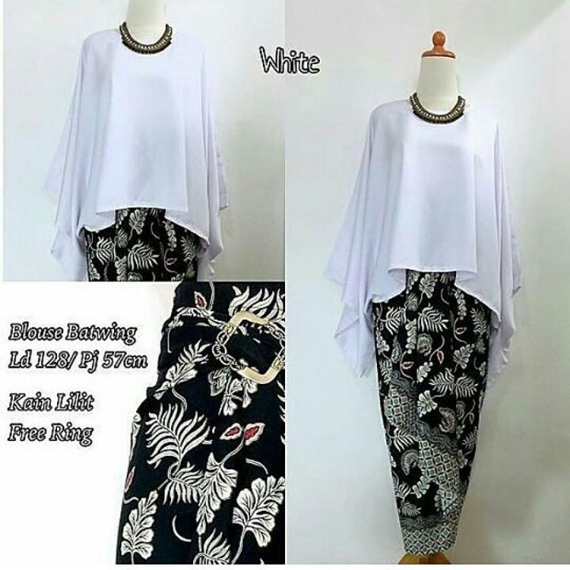 KEBAYA // BLOUSE MURAH // Blouse Batwing Golden // By Pelaminan Biru