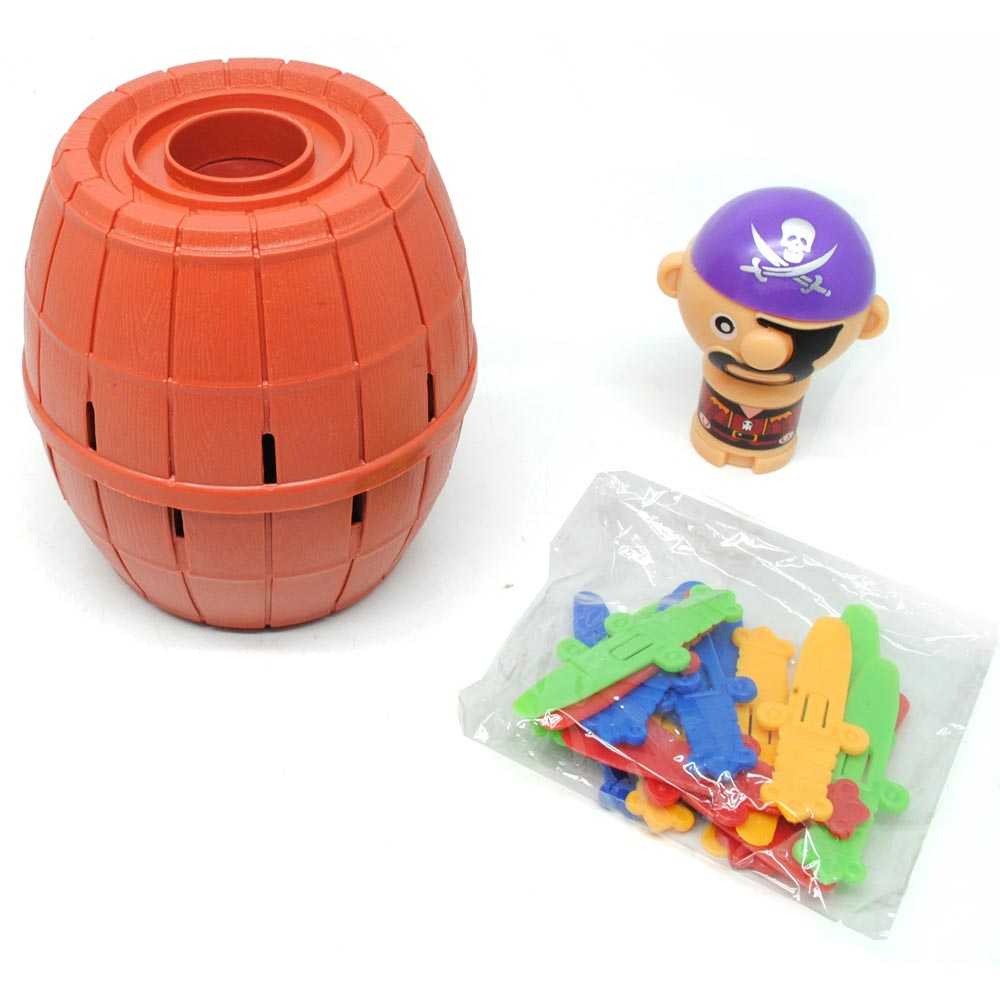 (BISA COD) RVOSTR Crazy Pirates Roulette Lucky Barrel Running Man Game - YF555