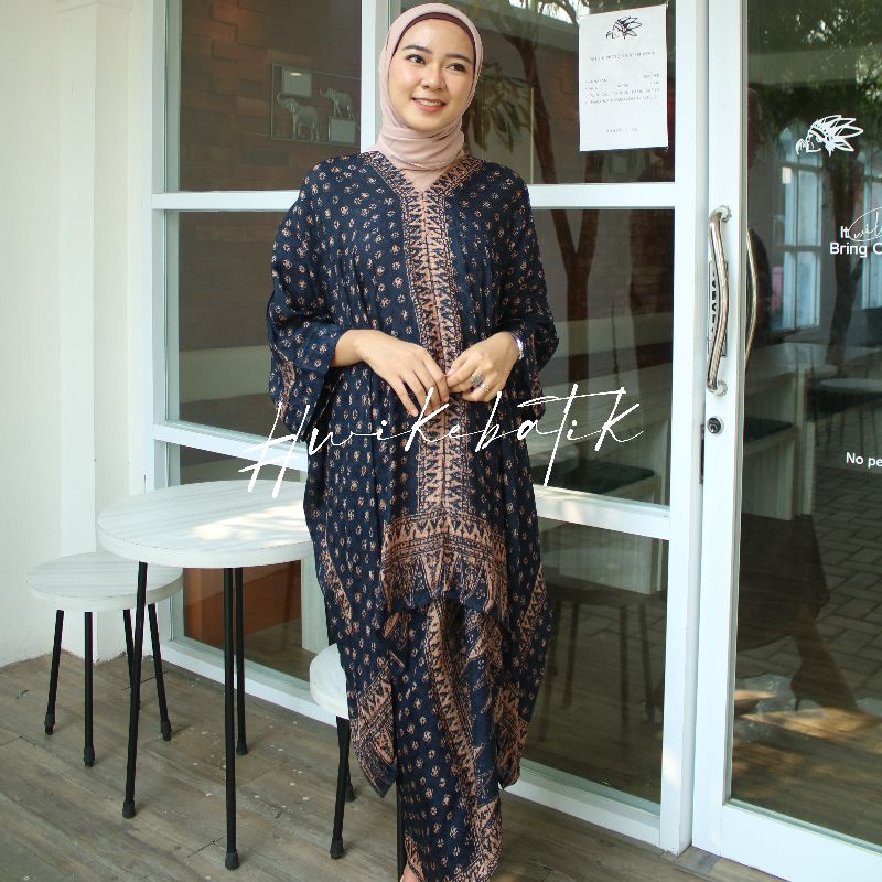 WIKE BATIK | SET KAFTAN VISCOSE JUPRI CEPLIS BUSUI | BATIK TRUSMI