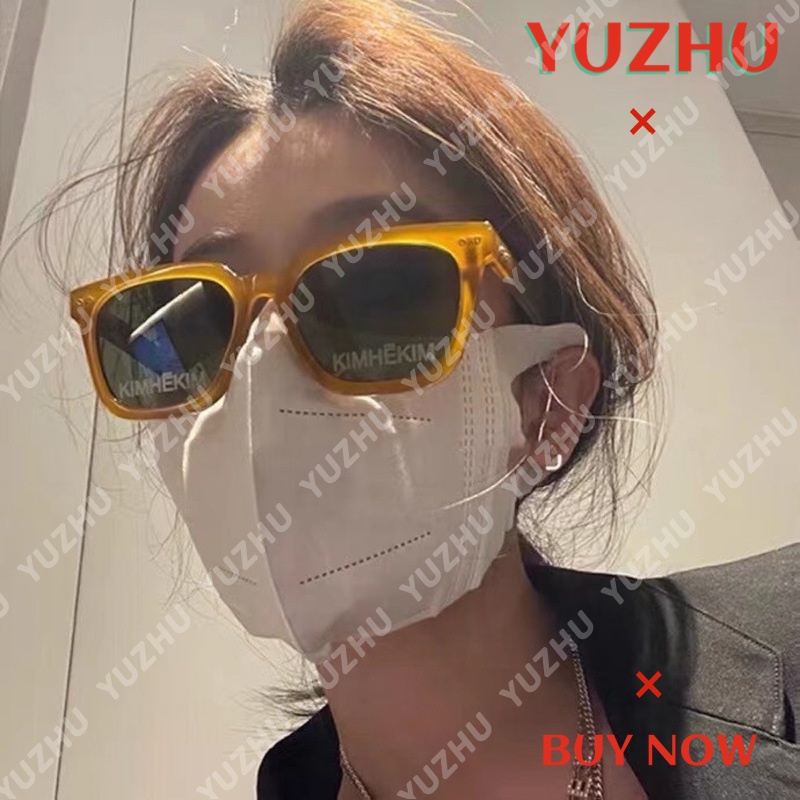 (YUZHU) COD Kacamata Hitam Korea Ulzzang Retro Gaya Kacamata Hitam Anti UV400 Protection Sunglasses