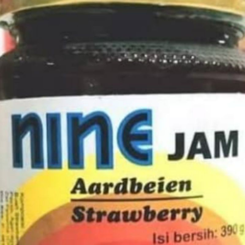 

selay nine jam strawberry/nanas 390g
