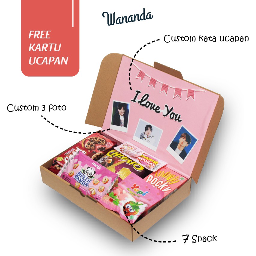 

HAMPERS SNACK BOX / SNACKBOX GIFT BY WANANDA