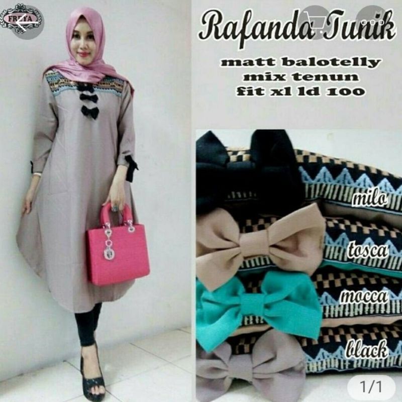 Rafanda tunik atasan wanita fashion remaja