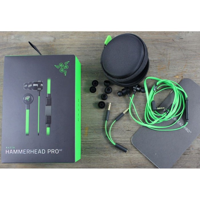 Jual Razer Hammerhead Pro V2 Earphone Best Gaming Headset With Mic F0q0 Shopee Indonesia