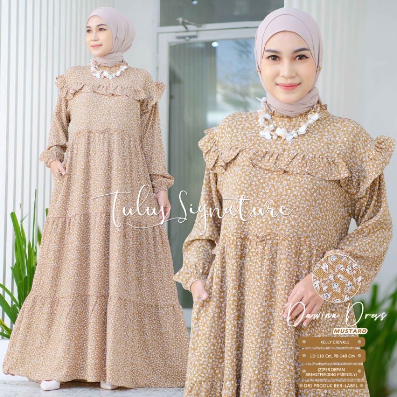 (NEW)GAMIS DRESS OOTD//DAWINA/META BY TULUS SIGNATURE