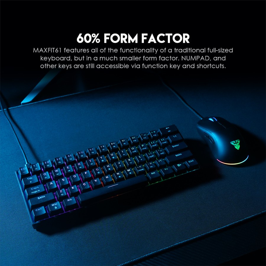 Fantech MK857 MAXFIT6 TKL 60% Mechanical Gaming keyboard