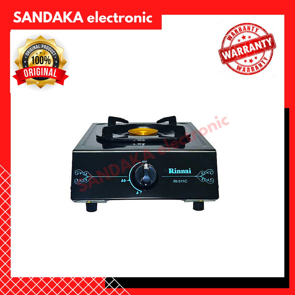 KOMPOR GAS RINNAI 511C - Rinnai RI-511C Kompor Gas 1 Tungku