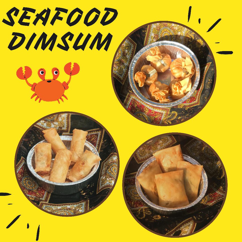 

Dimsum Seafood | Pangsit, Lumpia, Martabak Udang - Bekalila