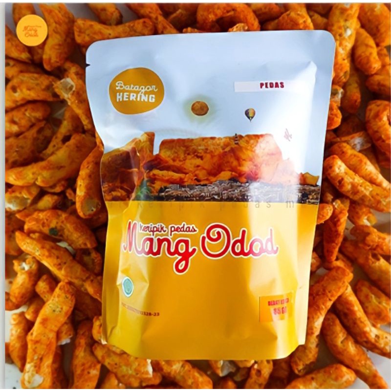 

Keripik Pedas Mang Odod Batagor Kering Pedas