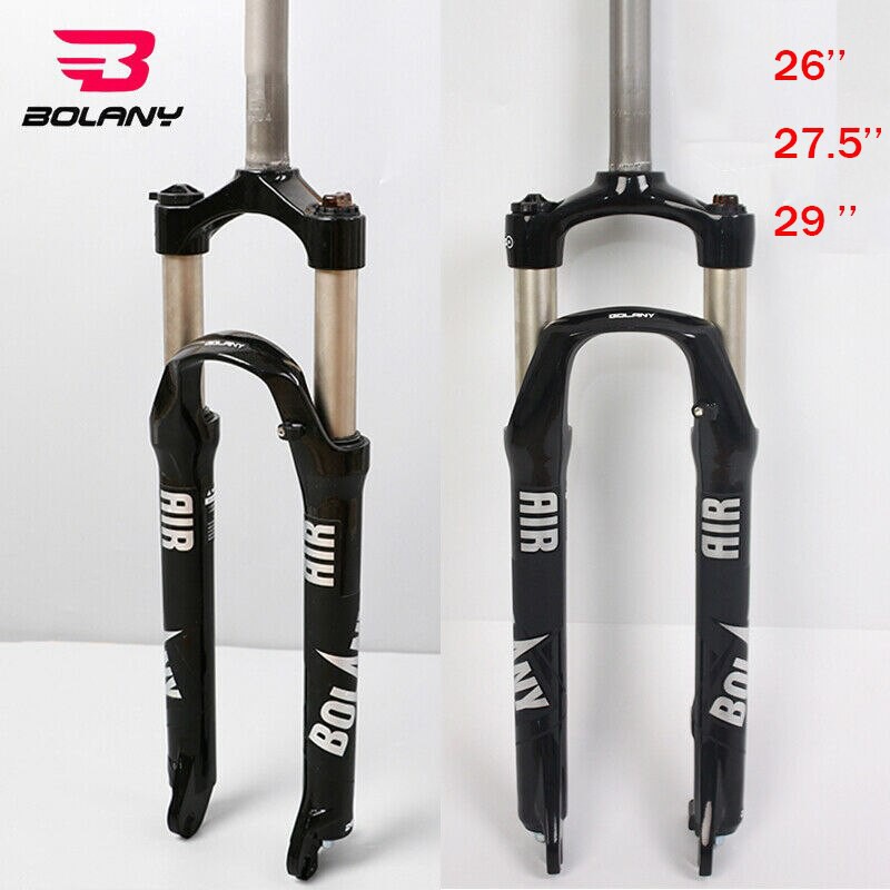 IMPORT BOLANY 26" 27.5" 29" Bicycle Supention Fork MTB Bike 100mm Travel Preload Adjust QR Moutain
