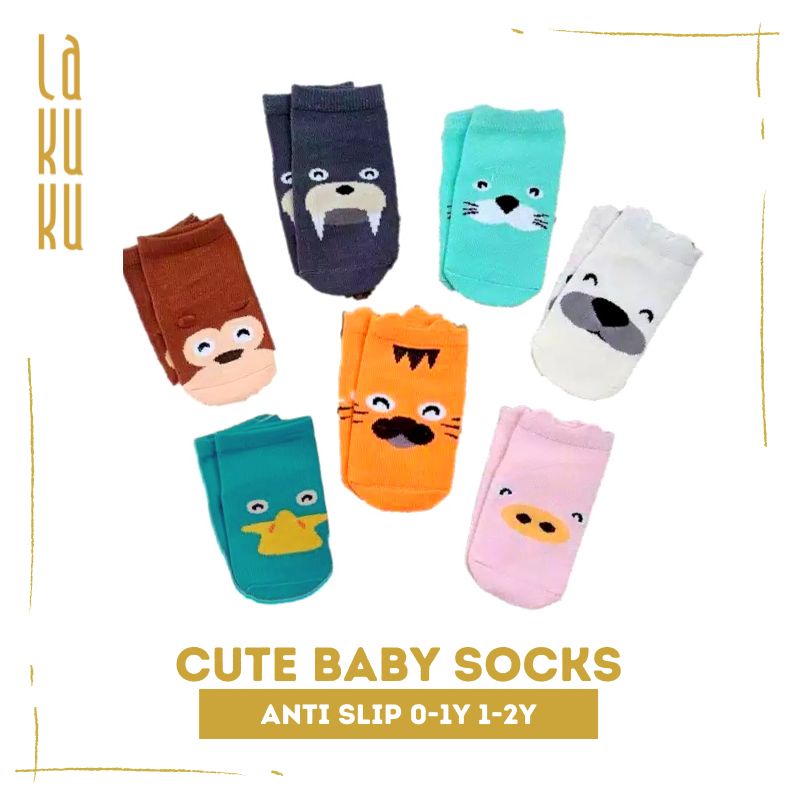 PROMO Kaos Kaki Anak - 1 pasang Baby Socks Cute Animal TERLARIS