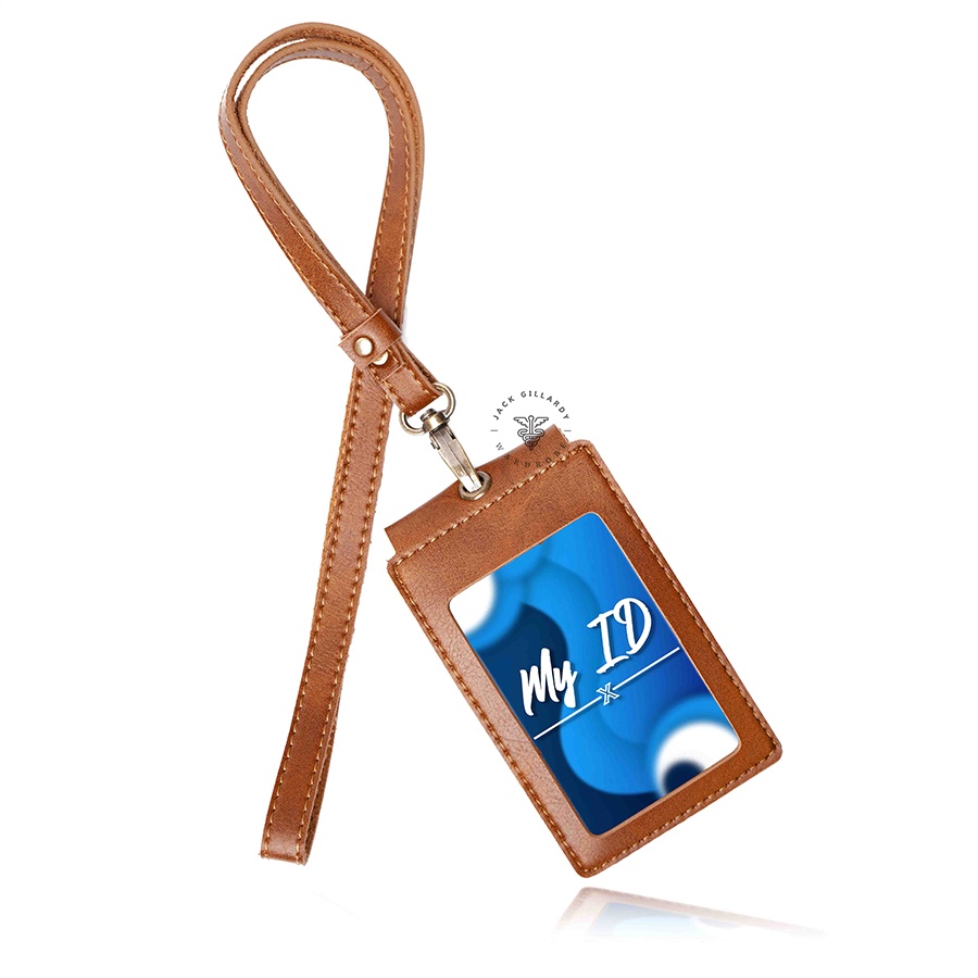 

Name Tag Front ID Card Kalung Holder Card Holder Kulit Souvenir