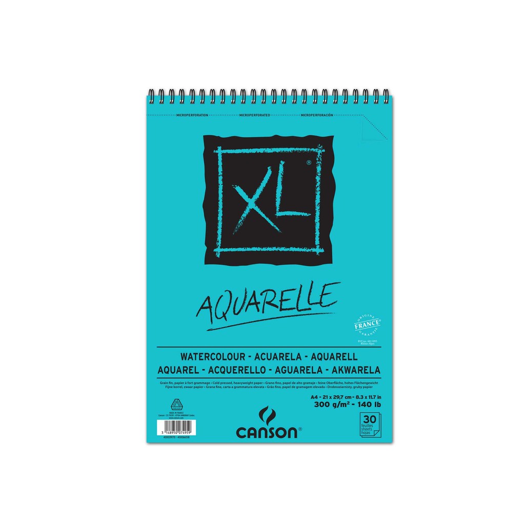 

Canson XL Aquarelle A4 30 Sheets #400039170
