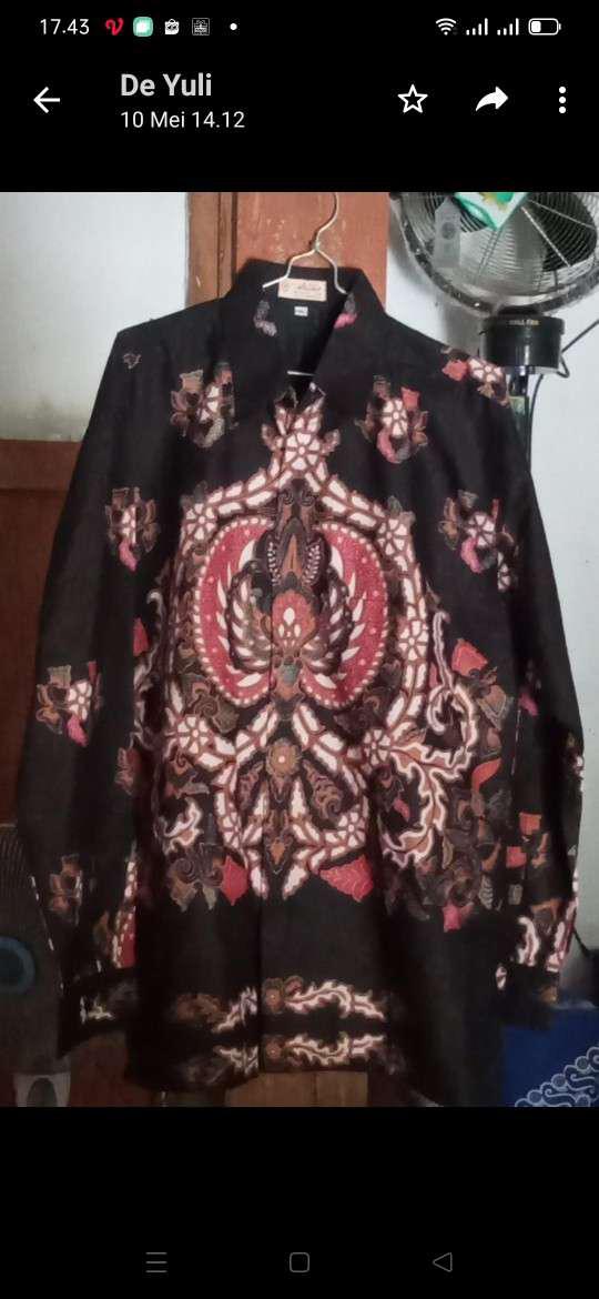 Baju Batik Furing Pria Lengan Panjang Slim Fit Modern Kemeja Batik Jawa Solo Slimfit Premium Pcw007