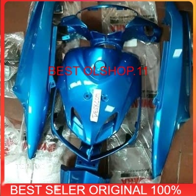 Cover body halus yamaha Mio Smile original Biru