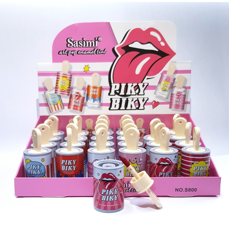 [6 Pcs] SASIMI PINKY BIKY LIP CREAM