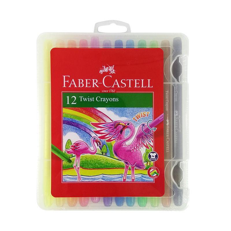 

Faber Castell - Twist Crayons 12 warna