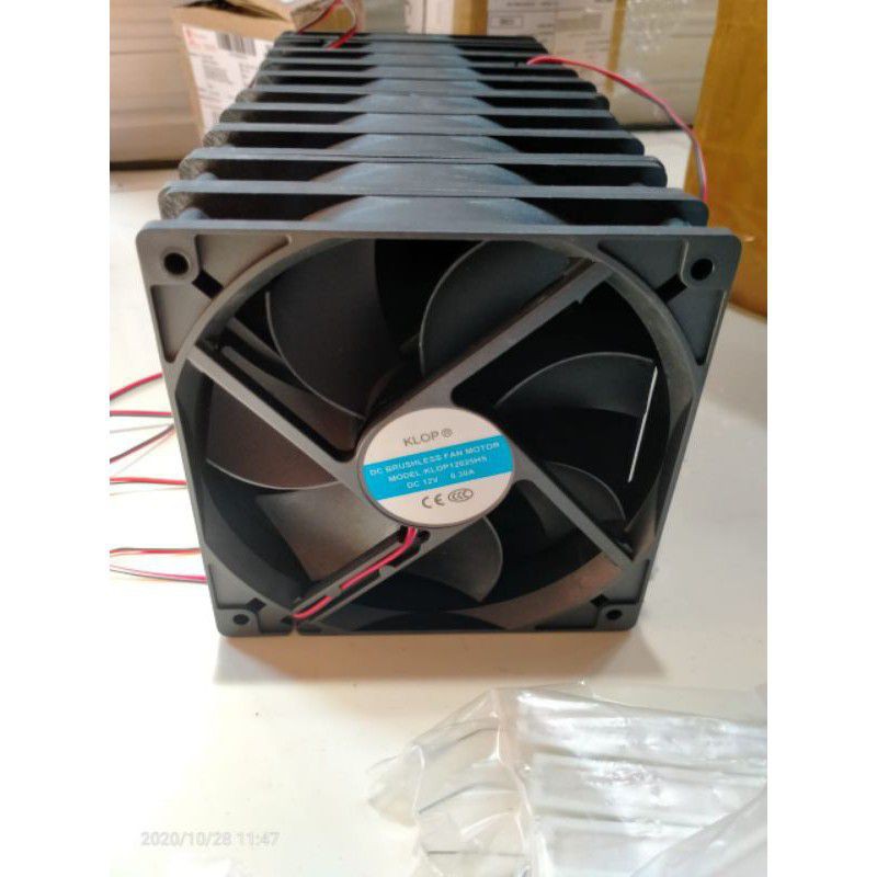 KIPAS POWER DC 12 x 12 CM,FOR POWER AMPLIFIER,HIGH GRADE,HARGA PER PCS